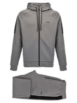 Hugo Boss Gray Cotton Sweatshirt