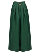 Zimmermann Bicolor Silk Casual Pants