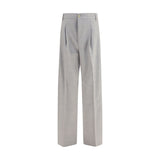 Laneus Gray Wool Oves Aries Casual Pants