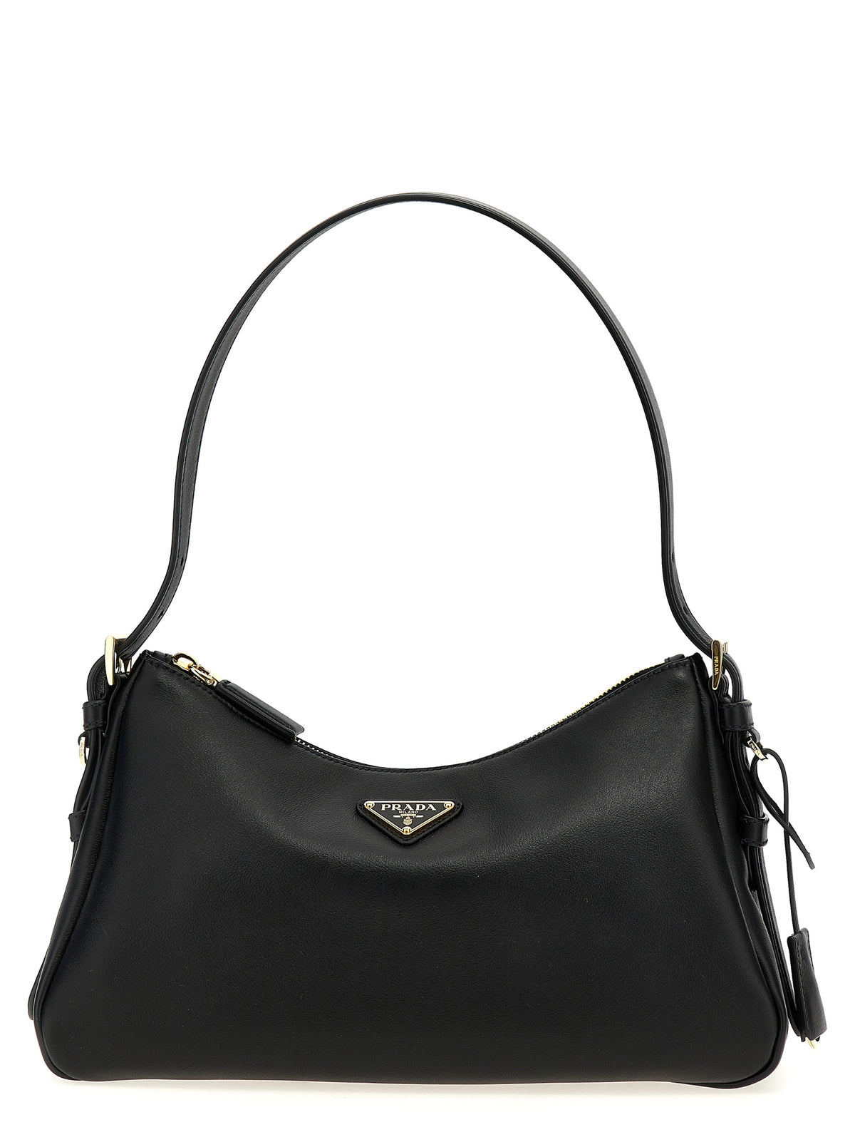 Prada Black Calfskin Shoulder Bag