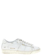 Golden Goose White Cowhide Low Top Sneakers