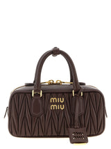 Miu Miu Brown Lamb Leather Handbag