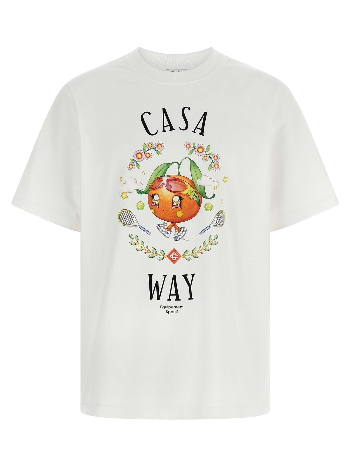 Casablanca White Organic Cotton Sportswear