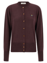 Vivienne Westwood Bordeaux Wool Cardigan