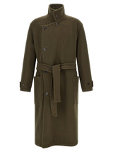 Lemaire Bicolor Wool Coat