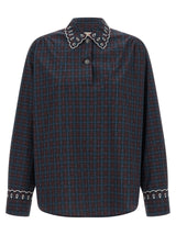 Marni Blue Cotton Blouse