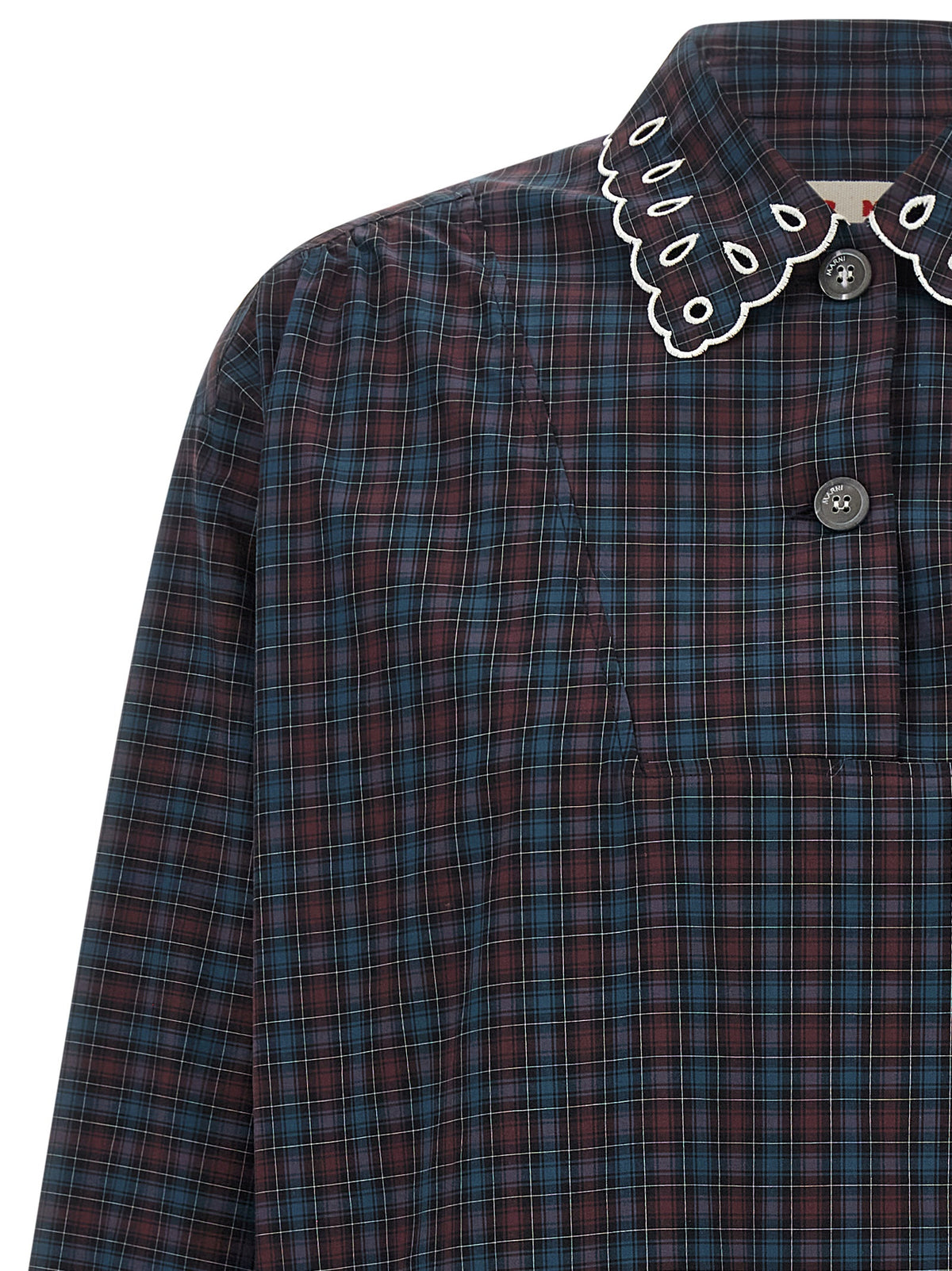 Marni Blue Cotton Blouse