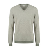 Malo Green Cotton Men Sweater