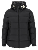 Moncler Black Polyester Full-Length Jacket