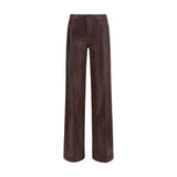 L'Agence Brown Cotton Jeans Denim