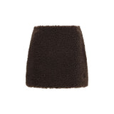 Moncler Brown Polyester Mini Skirt