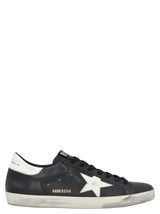 Golden Goose Black Cowhide Low Top Sneakers