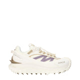 Moncler White Fabric Athletic Sneakers