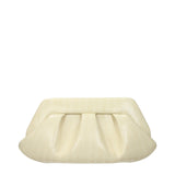 THEMOIRè Beige Leather Clutch Bag