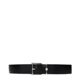 Versace Black Leather Regular Belt