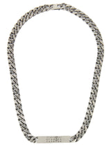 MM6 Maison Margiela Silver Brass Necklace