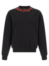 Palm Angels Black Cotton Sweatshirt