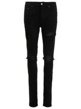 Amiri Black Cotton Skinny Jeans
