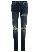 Amiri Blue Cotton Skinny Jeans