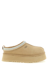 UGG Beige Leather Mules
