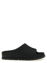 UGG Black Leather Slides
