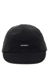SATISFY Black Polyamide Cap (Baseball Hat)