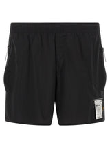 SATISFY Black Polyamide Bermuda Shorts