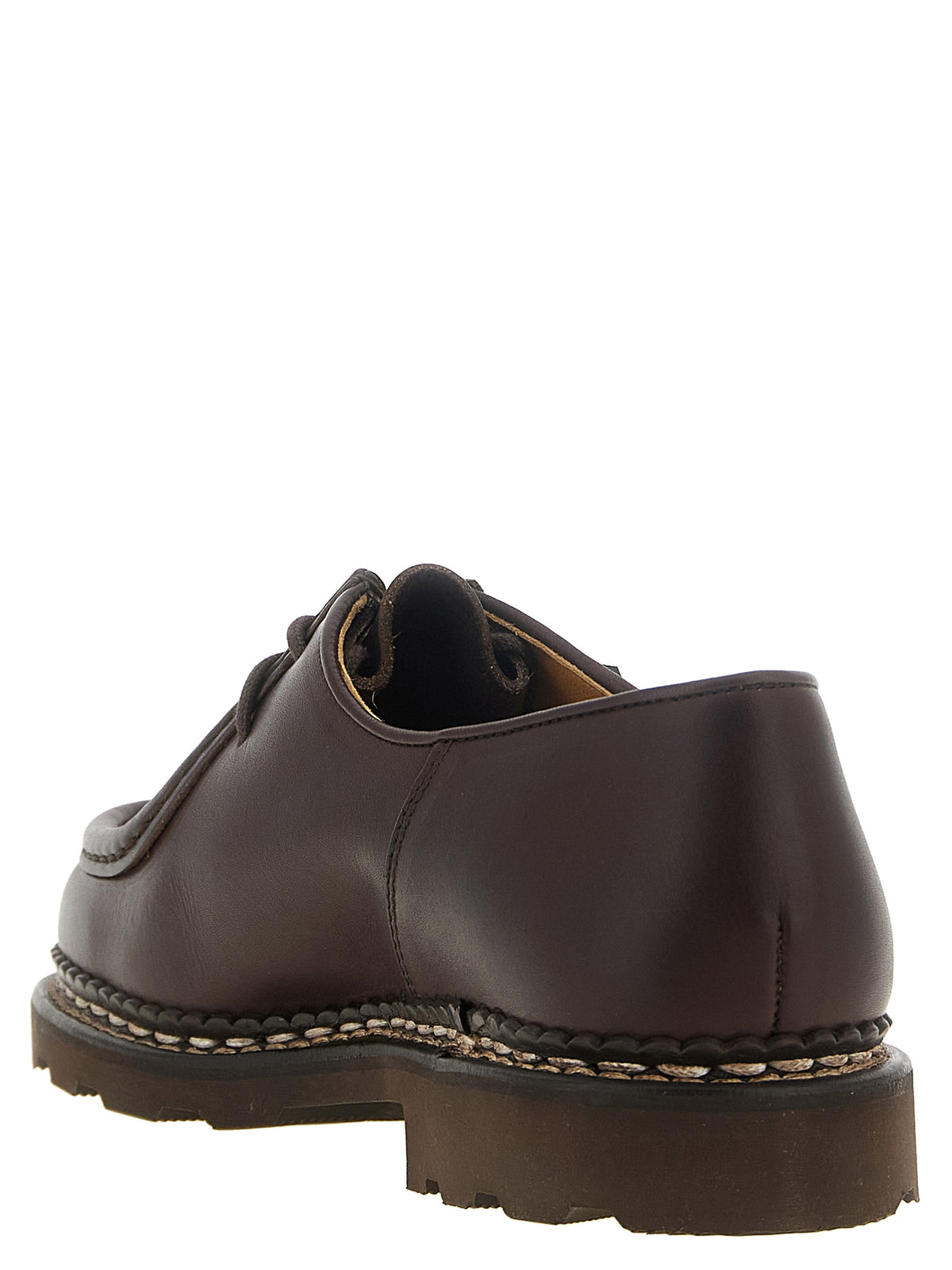 PARABOOT Brown Calfskin Oxfords And Derbies