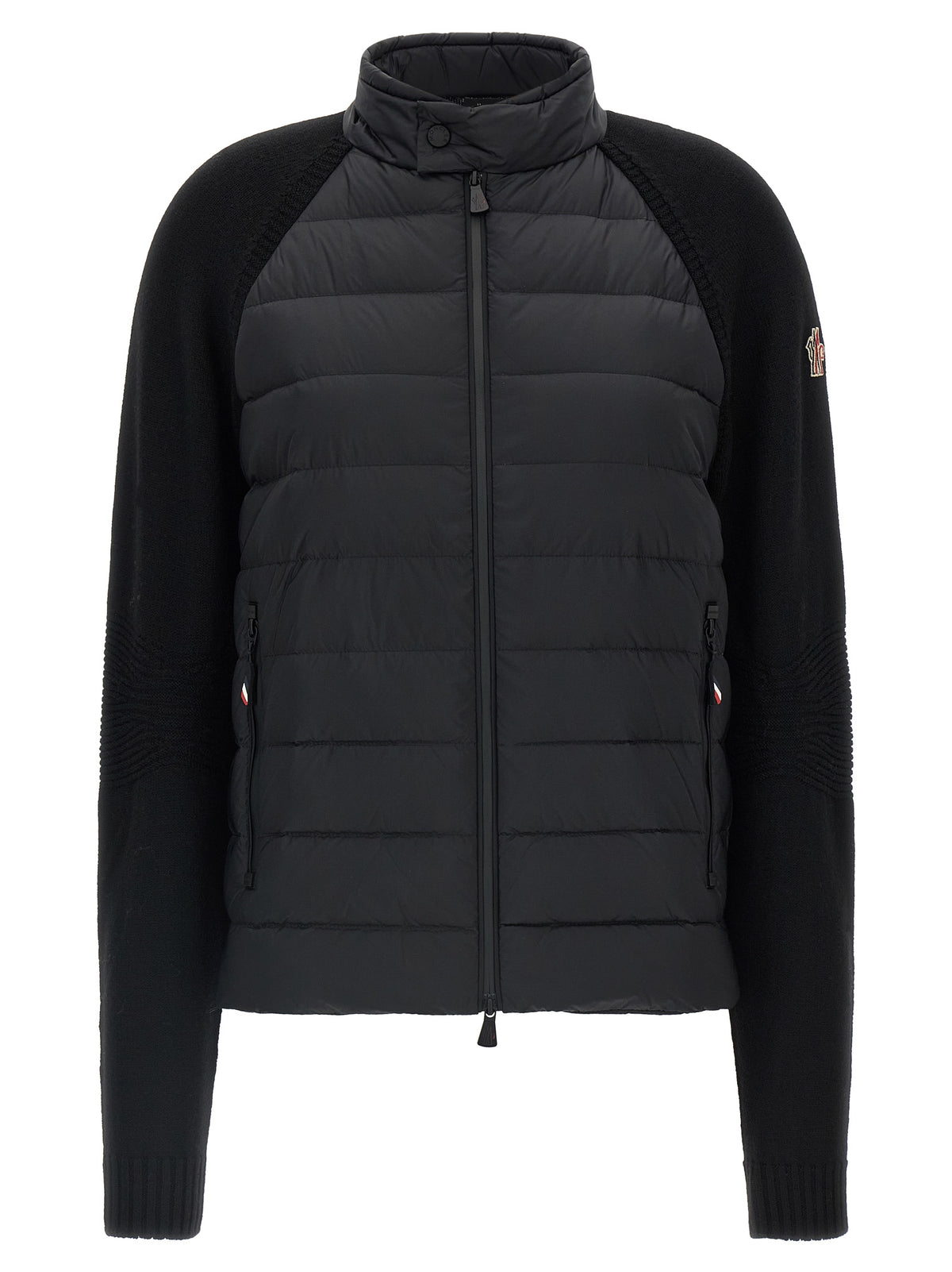 Moncler Grenoble Black Polyamide Cardigan