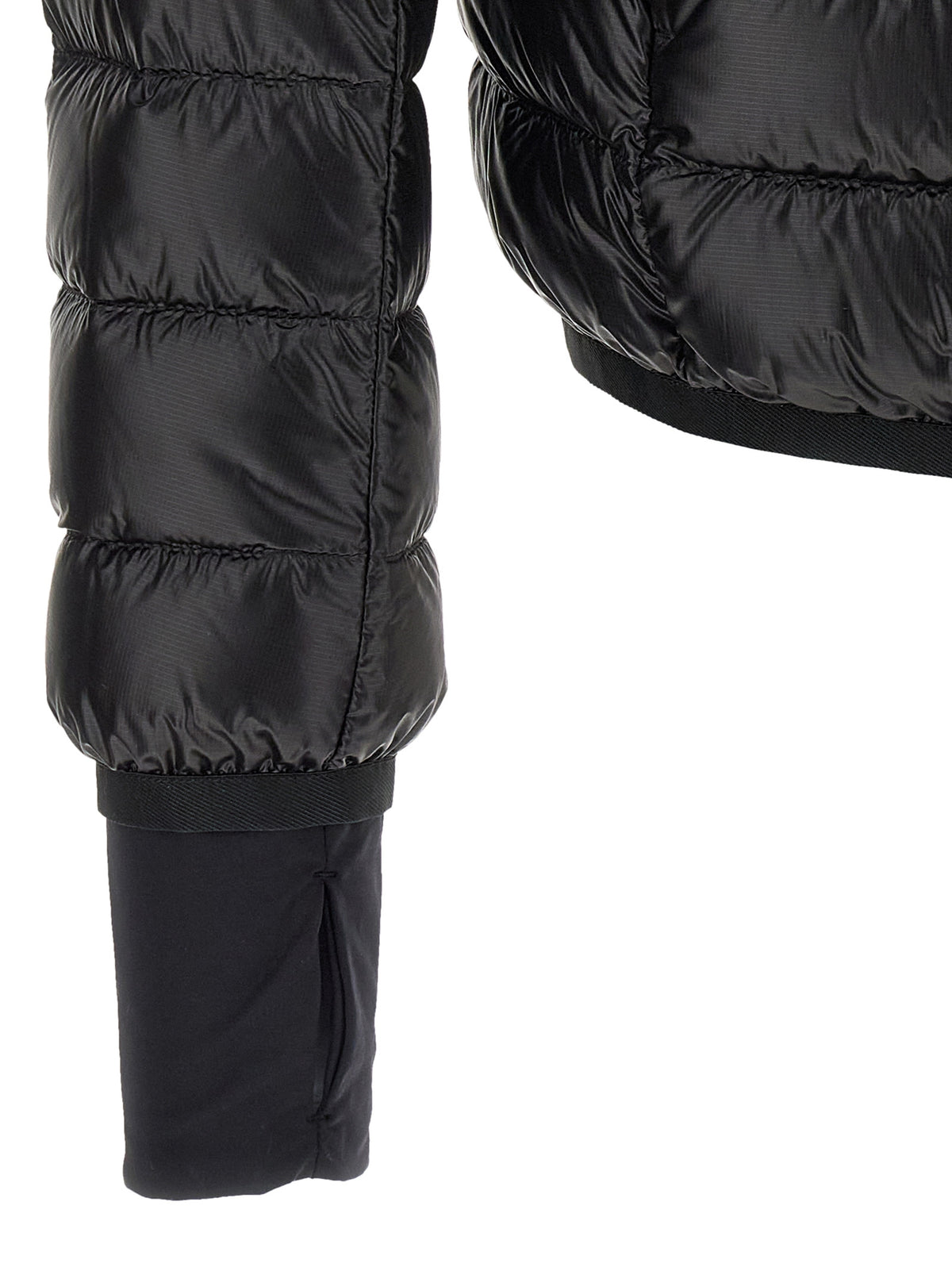 Moncler Grenoble Black Polyester Full-Length Jacket