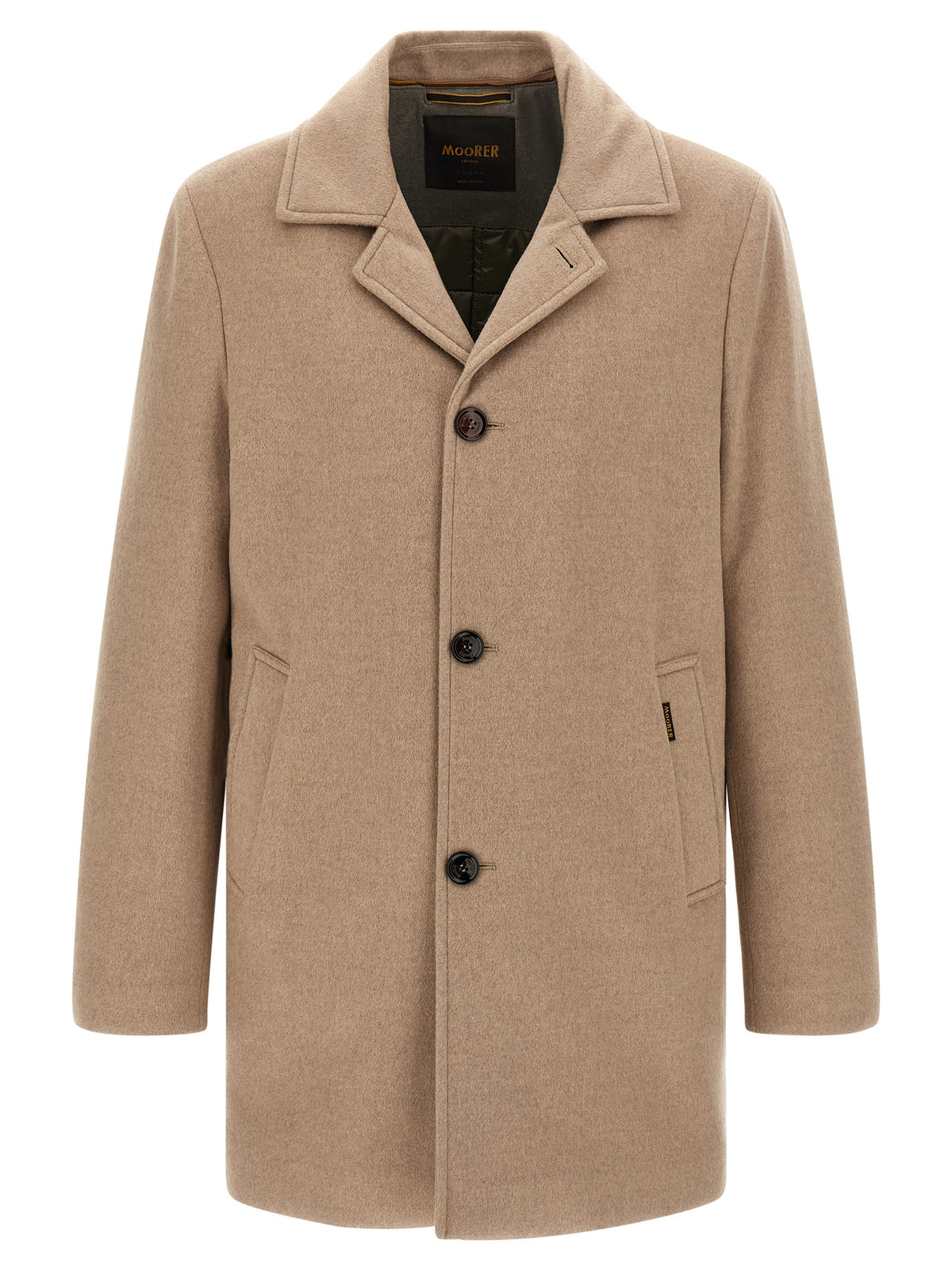 MooRER Beige Wool Coat