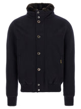 MooRER Blue Wool Bomber