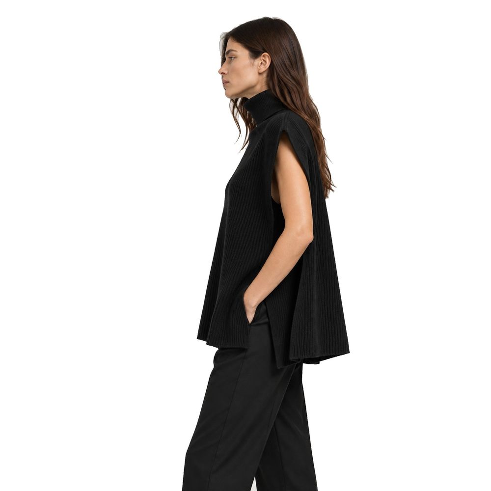 Max Mara Black Cashmere Waistcoat for Women