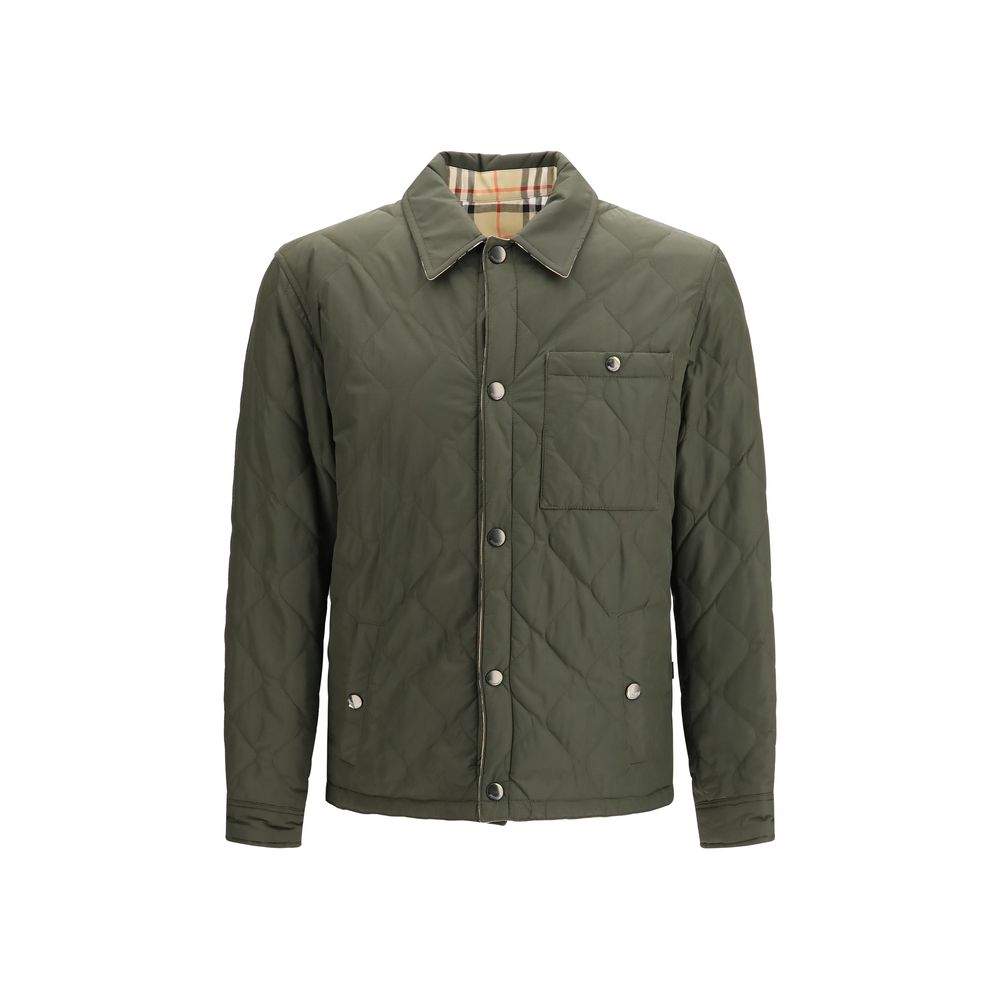 Burberry Bicolor Polyamide Shell Jacket - Brighton Reversible