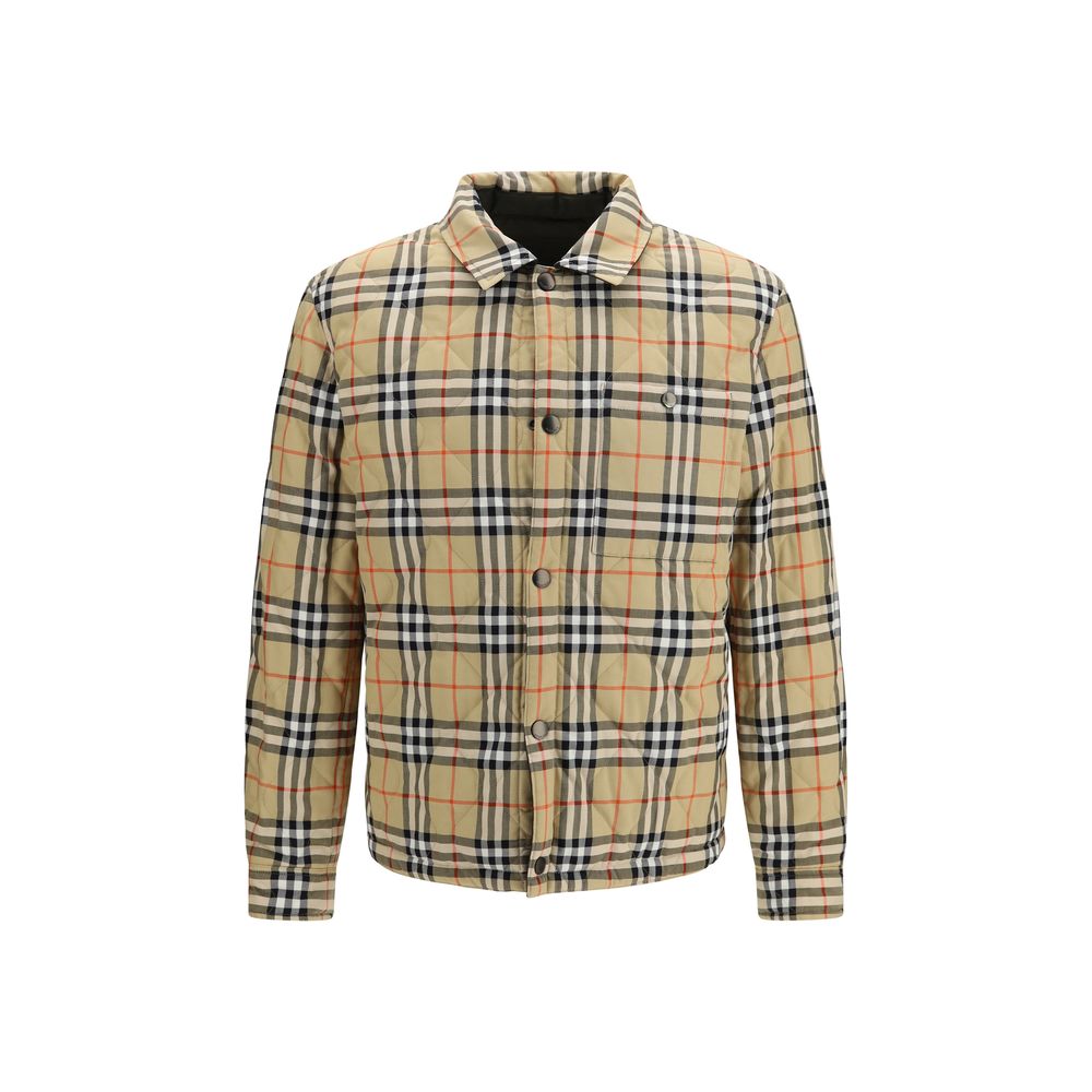 Burberry Bicolor Polyamide Shell Jacket - Brighton Reversible