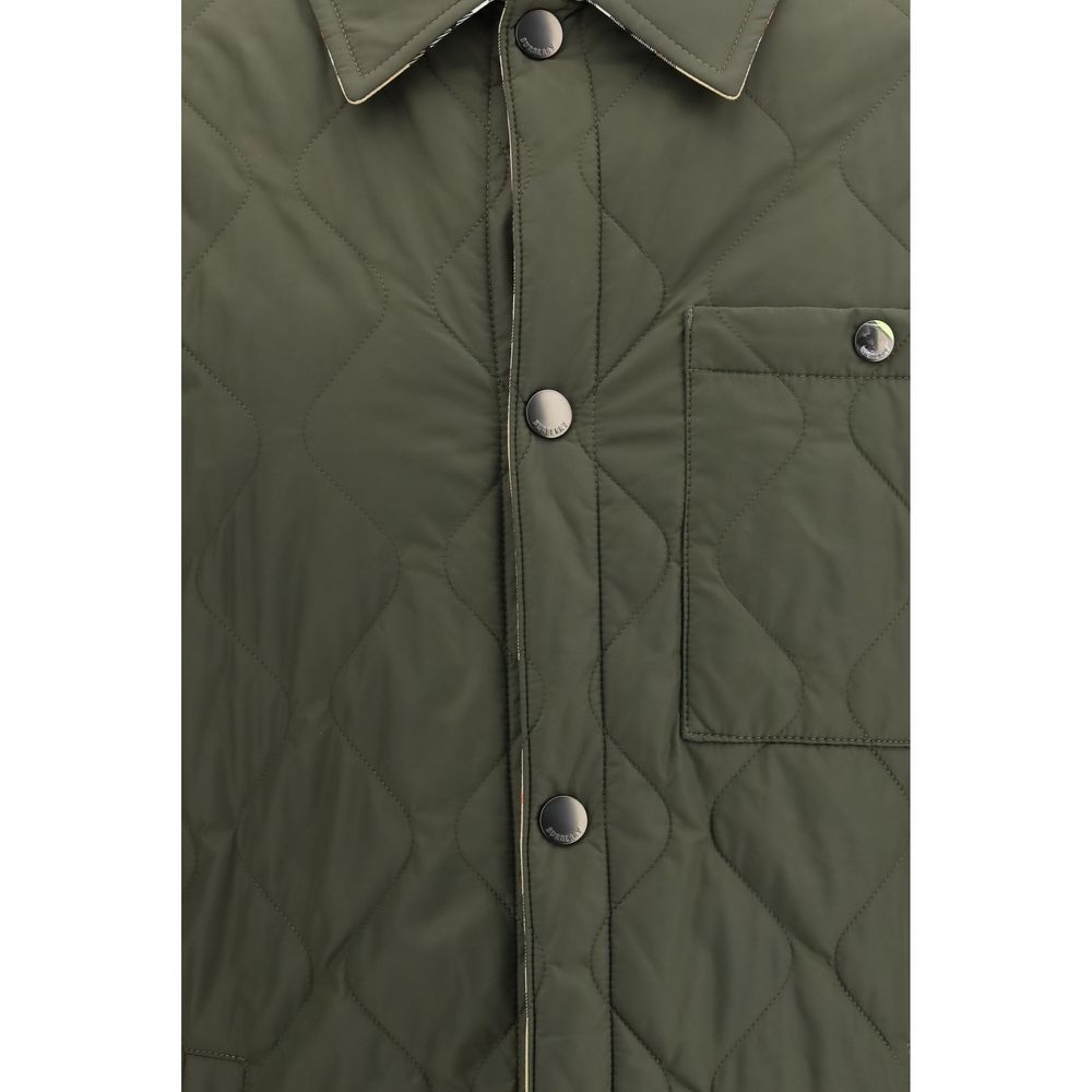 Burberry Bicolor Polyamide Shell Jacket - Brighton Reversible