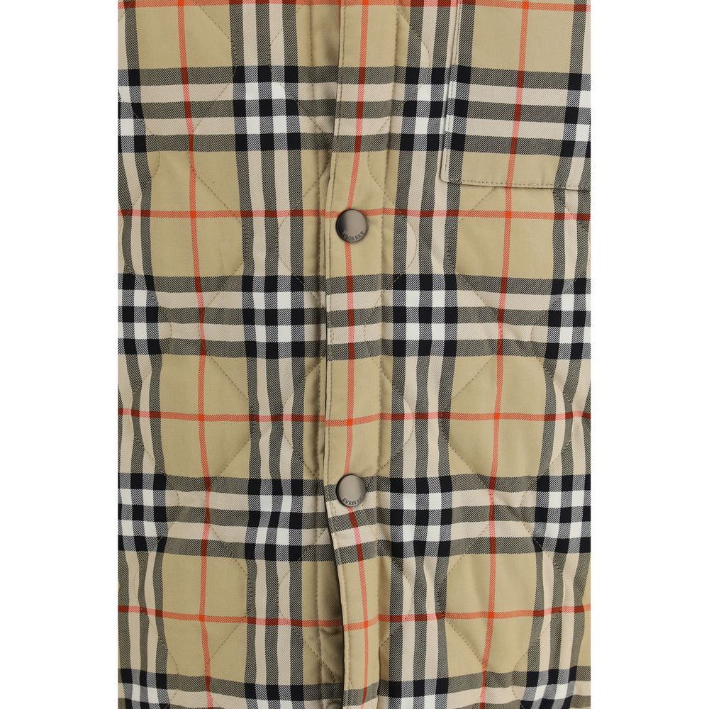 Burberry Bicolor Polyamide Shell Jacket - Brighton Reversible