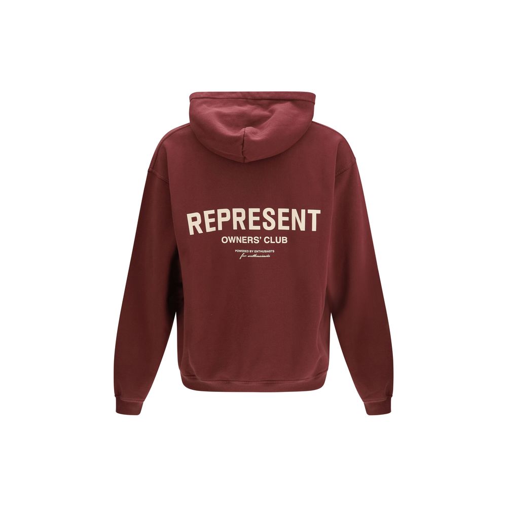 Represent Bordeaux Cotton Sweatshirt - Streetwear Style