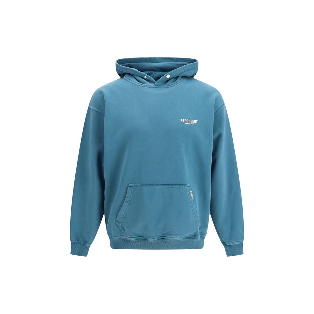 Represent Blue Cotton Hoodie - Stylish Streetwear Essential