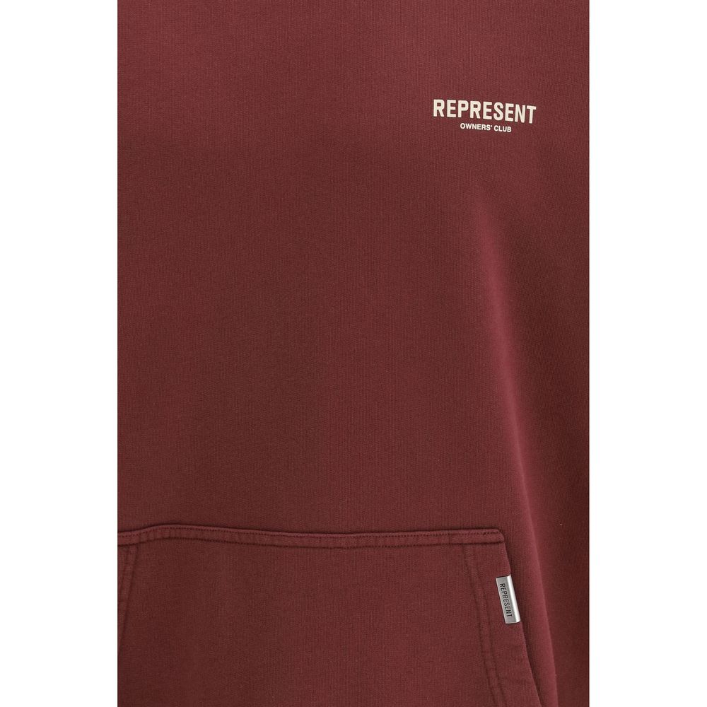 Represent Bordeaux Cotton Sweatshirt - Streetwear Style