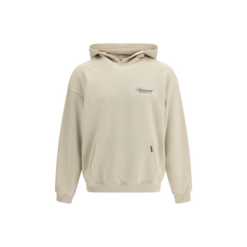 Represent Beige Cotton Sweatshirt - Casual Comfort