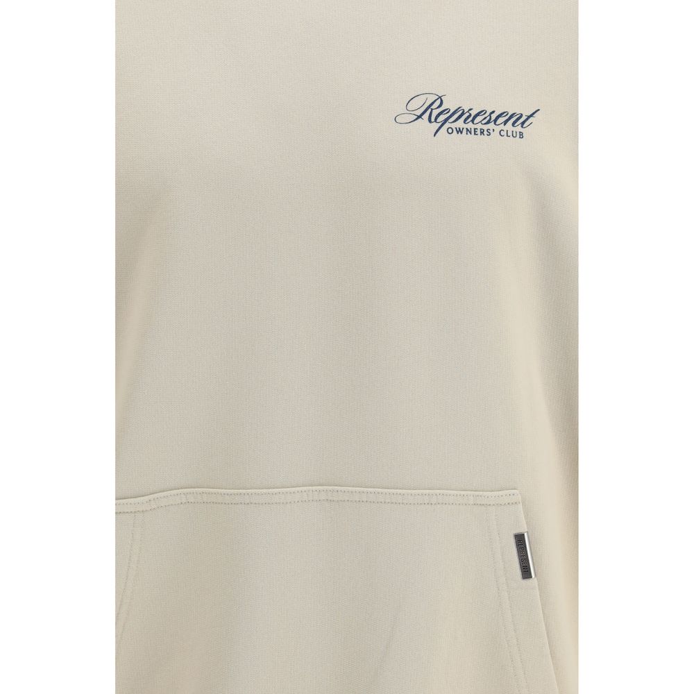 Represent Beige Cotton Sweatshirt - Casual Comfort