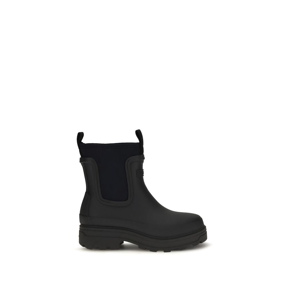 TRETORN Yun Black Rubber Ankle Boots for Women