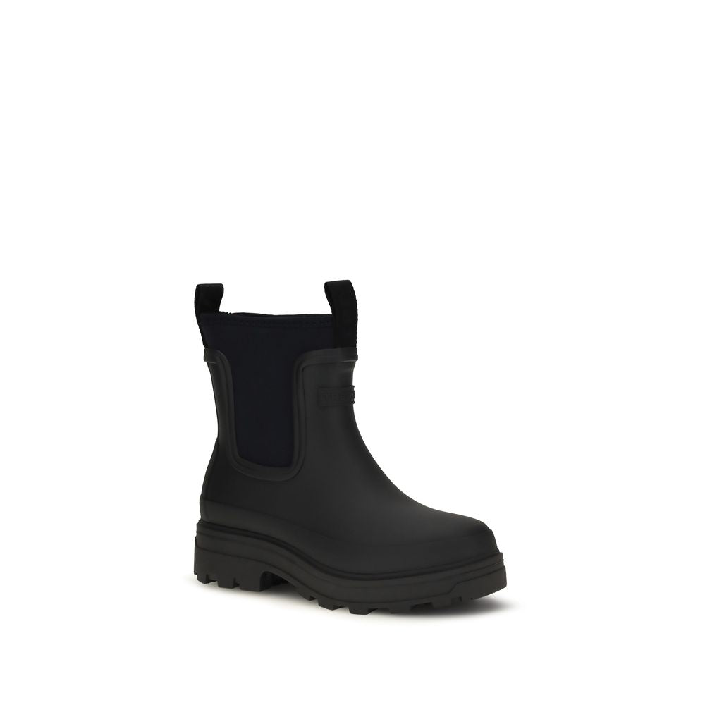 TRETORN Yun Black Rubber Ankle Boots for Women