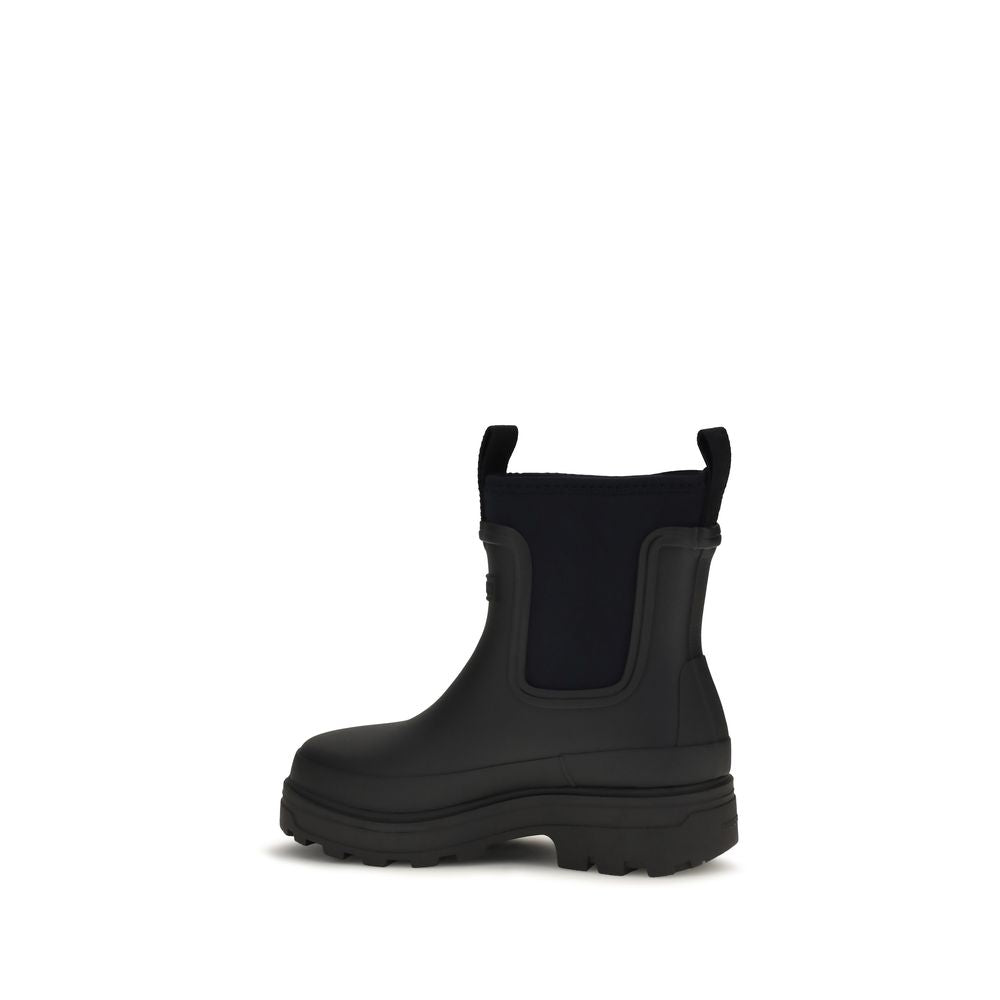 TRETORN Yun Black Rubber Ankle Boots for Women
