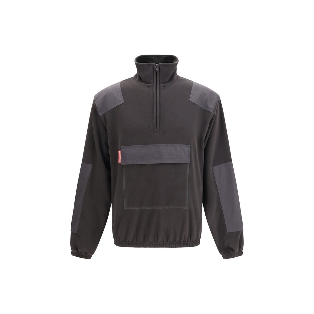 GR10K Replica 55000 Black Half Zip Fleece Sweatshirt