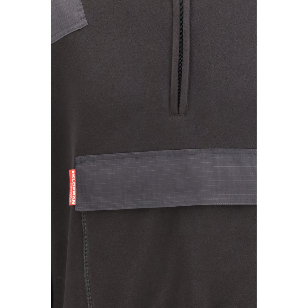 GR10K Replica 55000 Black Half Zip Fleece Sweatshirt