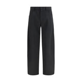 SÉFR Oktai Black Polyester Casual Pants for Men