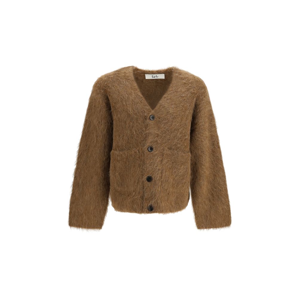SÉFR Lee Brown Alpaca-Blend Cardigan