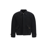 SÉFR Black Wool Oves Aries Full-Length Jacket